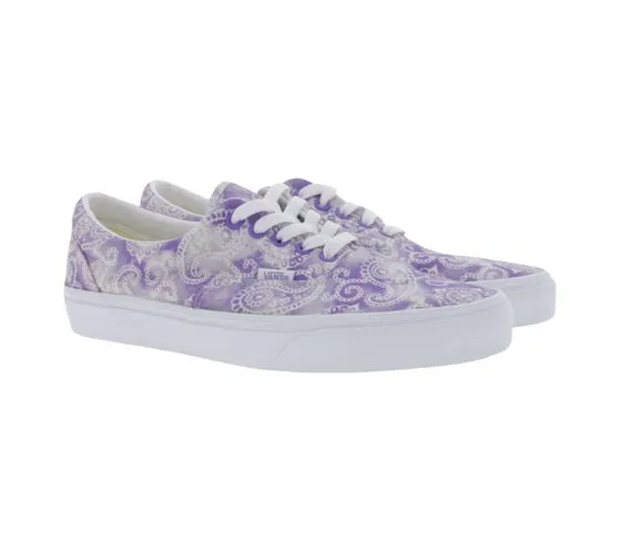 VANS ERA  Sneaker in tela con motivo Paisley per donna e uomo VN0A4U392G91 Viola/Bianco